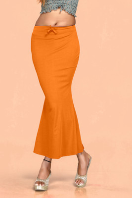SCUBE DESIGNS SC_PC_TEX_FLARE_3810_ORANGE Polyester Petticoat(S)