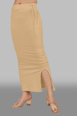 Ozberk Creation DASN._Dori_Cream_M_Saree Shapewear shapewear petticoat For saree Lycra Blend Petticoat(M)