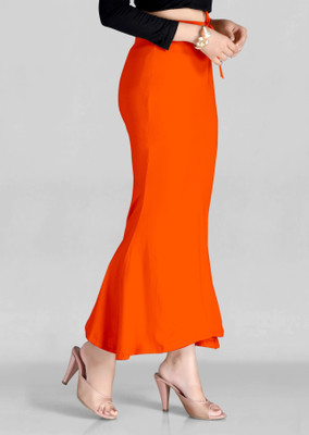 house of common FISH CUT ORANGE S 3 Lycra Blend Petticoat(S)