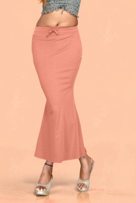 SCUBE DESIGNS SC_PC_TEX_FLARE_3811_PEACH Polyester Petticoat(XL)