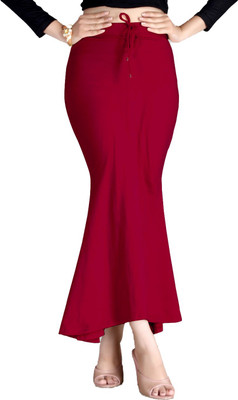 BuyOnn Slim Fit Saree Shapewear Petticoat Maroon Lycra Blend Petticoat(M)