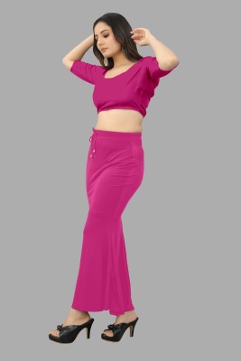 keshav piya fab AC.B._Fish_Pink_XL_Saree Shapewear shapewear petticoat For women Lycra Blend Petticoat(XL)