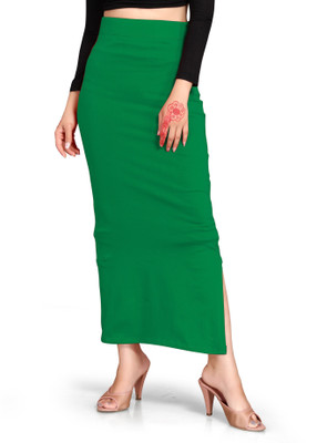 Taytaya 1-TAY_PC_3007_GREEN_I Lycra Blend Petticoat(M)