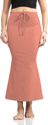 Veehaus Peach color Saree Shapewear Lycra Blend Petticoat(S)