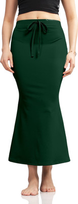 SHAYONAM FISS GREEN L NEWCAST Lycra Blend Petticoat(L)