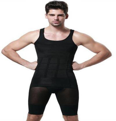 Olsic Premium Compression Tank Top Slimming Body Shaper Vest Tummy Control Undershirt Men Shapewear