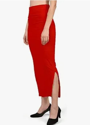 HAMARA NX Red-M-03 Lycra Blend Petticoat(M)