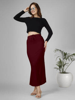 NEXSUS APPARELS MAROON Lycra Blend Petticoat(XXL)