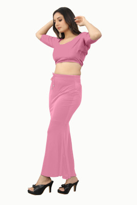 keshav piya fab FAST_Fish_Light Pink_L_Saree Shapewear shapewear petticoat For Women Lycra Blend Petticoat(L)