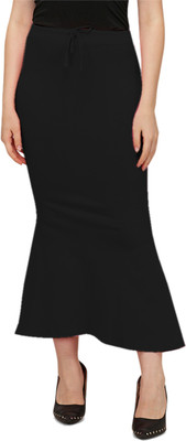Sundaram Enterprises BLACK,FISHCUT SHAPEWEAR0.2,30.2 Polyester Petticoat(L)