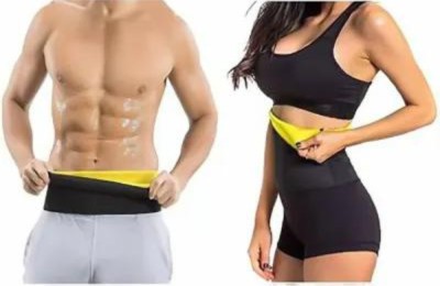 VEDIVA Body Shaper Hot Waist Non- Tearable Sweat Slim Belt Men & Women Unisex Shapewear