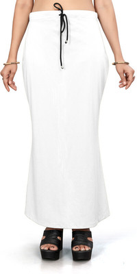 Woo THiNG Sari Shapewear in solid simple color Lycra Blend Petticoat(XL)