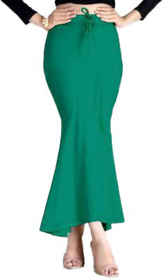 Ozberk Creation AMZX.._turquoise green_S_ sareeAMZX.. shapewear petticoat Lycra Blend Petticoat(S)