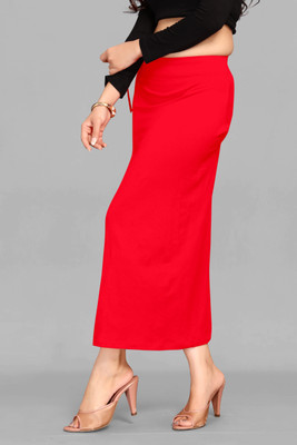 katariya fashion FK Red Skurt S Lycra Blend Petticoat(S)