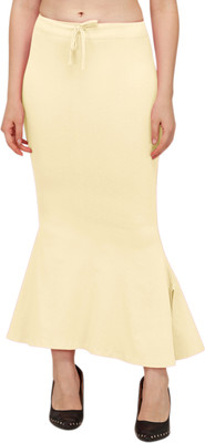Yipsy Fashion Sando Fishcut-flare-Cream-xxl Lycra Blend Petticoat(XXL)