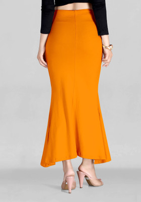 house of common FISH CUT MUSTED M 4 Lycra Blend Petticoat(M)