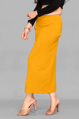 VISISTA 1-HOC_PC_ROPE_3012_MUSTARD_YELLOW_D Lycra Blend Petticoat(M)