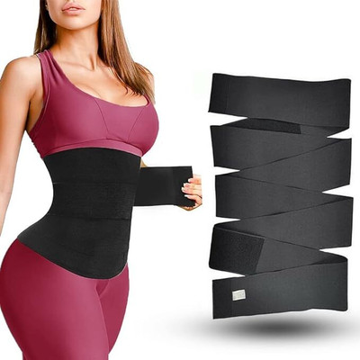 FEDORA EMPIRE Belly Tummy Reduction Belt for After Delivery Slimming Tummy Fat Waist Shape Abdominal Belt(Black)