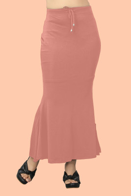 Ozberk Creation SH.__Fish_peach_S_Saree Shapewear shapewear petticoat For women Lycra Blend Petticoat(S)