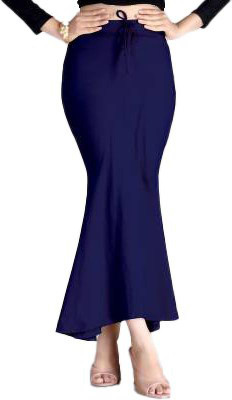 Ozberk Creation AMZX.._Navy Blue_L_sareeAMZX.. shapewear petticoat Lycra Blend Petticoat(L)