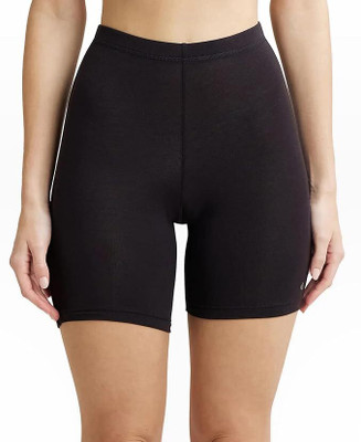 hgs Solid Women Black Cycling Shorts