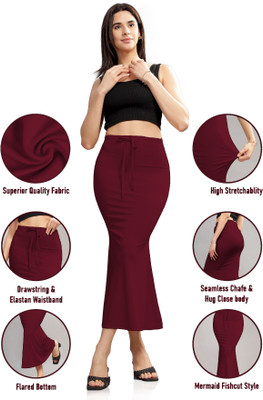 KESUDICREATION SAREE SHAPEWEAR Lycra Blend Petticoat(XL)