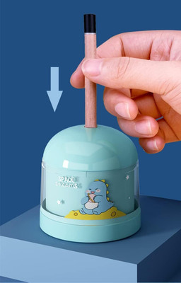 FATFISH Space sharpener Sharpeners(Set of 1, Blue)