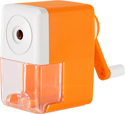 Deli W0616 Rotary Pencil Sharpener Machine Stationery Auto Feed Automatic Sharpeners(Set of 1, Multicolor)