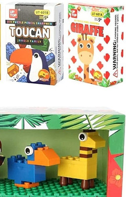 Viva Smile Fun DIY Pencil Sharpen Kit (pack of 2) Single Pencil Sharpeners(Set of 2, Multicolor)