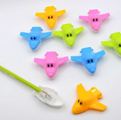 MANABHAVAN INDUSTRIES New Arrival Aeroplane Kids Pencil Sharpner Aeroplane Sharpeners(Set of 8, Multicolor)