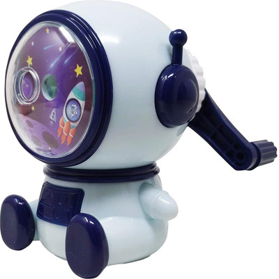 Velco Cute Space Theme Table Mechanical Sharpener for Kids|Color as Per Availability Rotatory Sharpeners(Set of 1, Multicolor)