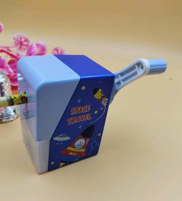 Paper Bear Robot Table Sharpener Table Sharpener Sharpeners(Set of 1, Blue, Light Blue)