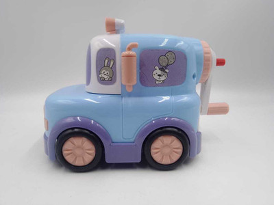 Downtown Celebrations Whimsical Car Design for Desk Organization & Easy Sharpening | Moving Wheels Single Pencil Tub Sharpeners(Set of 1, Blue)
