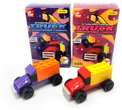 Ji And Ja 1 BLOCK PUZZLE Sharpeners(Set of 1, Multicolor)