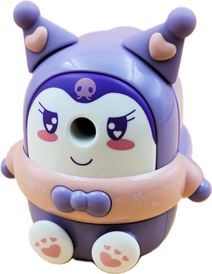 Paper Bear Cartoon Table Sharpener Table Sharpener Sharpeners(Set of 1, Purple)