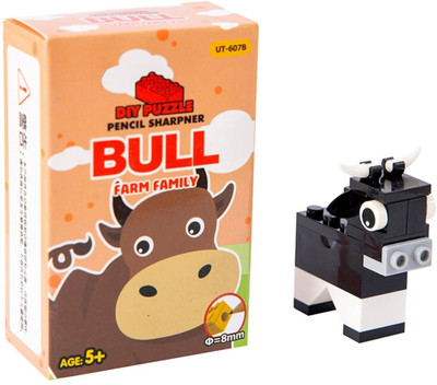 Ji And Ja 1 DIY puzzle sharpener Sharpener(Multicolor)