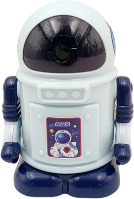 HARBAN MART Astronaut Space Manual Pencil Sharpener for Kids Boys Girls Table Sharpeners(Set of 1, Blue)