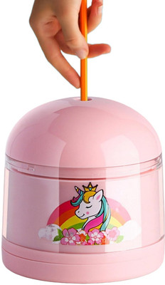 RV Mart Unicorn Electric, Manual Sharpener(Pink)