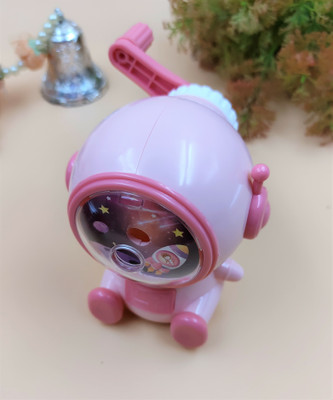 Paper Bear Cartoon Table Sharpener Table Sharpener Sharpeners(Set of 1, Pink)