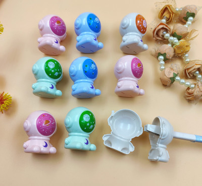 Paper Bear Astronaut Space Sharpener Small Table Sharpener Sharpeners(Set of 9, Multicolor)