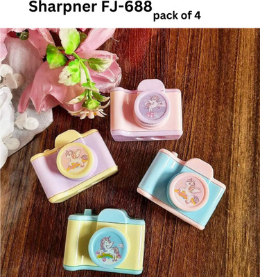 Extraposh 2 pencil sharpner Sharpeners(Set of 4, Multicolor)