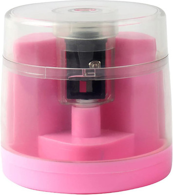 RV Mart Transparent Electric, Manual Sharpener(Pink)