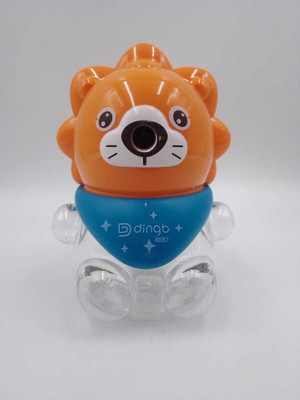 Downtown Celebrations Smooth & Precise Sharpening with Transparent Shavings Collector Single Pencil Tub Sharpeners(Set of 1, Blue, Orange, Transparent)