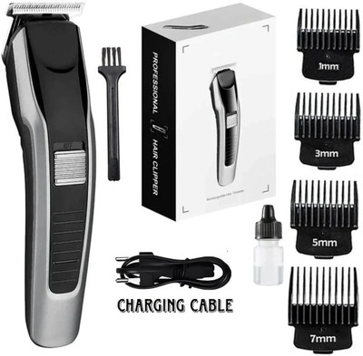 AVENUE 538 H T C TRIMMER Rechargeable Professional Hair Trimmer Shaver For Men  Shaver For Men(SILVER,BLACK)