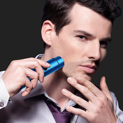 MJP TRADERS Shaving Machine Mini for Face Shaving Razor Shaver For Men (BULE, Black)  Shaver For Men(Black, Blue)