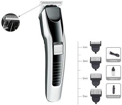 Zeus Volt GM-566 3-in-1 beard Trimmer Trimmer 90 min  Runtime 5 Length Settings(Multicolor)