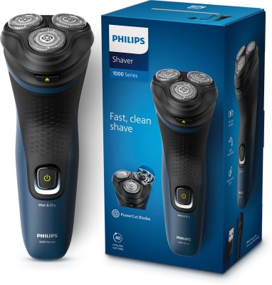 PHILIPS S1151/03  Shaver For Men(Blue)