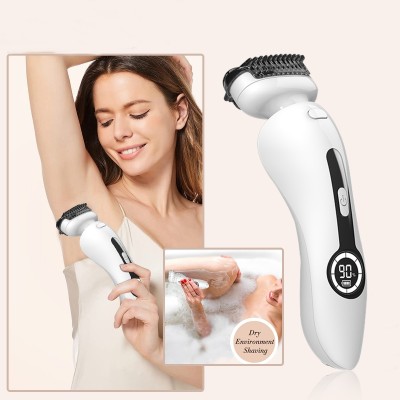 maycreate Trimmer for Women Shaving Machine IP7 with LCD Display  Shaver For Women(Multicolor)