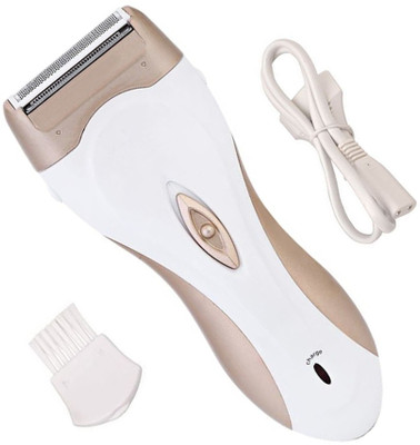 KUO Professional Women Hair Shaver Ladies Epilator Electric foil shaver Body Depilation Machine Cordless Epilator(White)