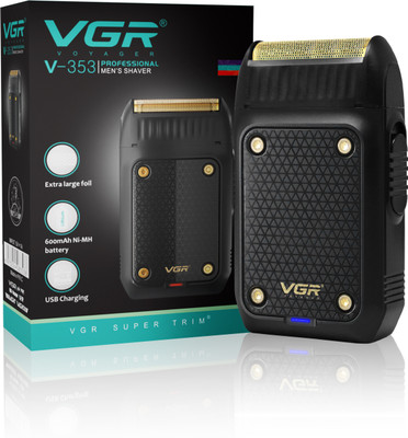 VGR V-353 Professional Shaver Electric Ultra Thin Shaver Rechargeable Razor  Shaver For Men(Black)